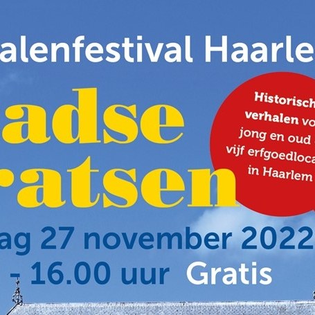 Stadse Fratsen - Verhalenfestival Haarlem