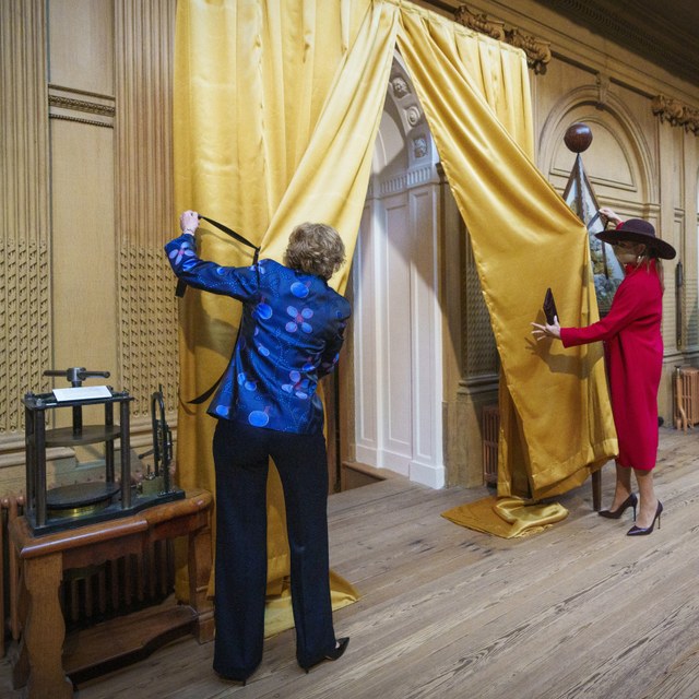 Hare Majesteit Koningin Máxima opende vandaag Pieter Teylers Huis